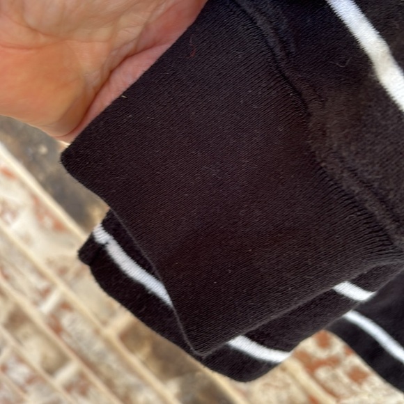 J. Crew Striped Asymmetrical Neck Raglan Sweater - Picture 10 of 11